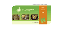 Tablet Screenshot of fromagesdethoricourt.be